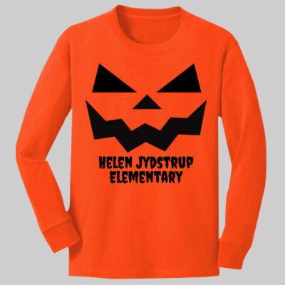 Youth Long Sleeve Shirt - Fall Holidays - Jack O' Lantern Thumbnail