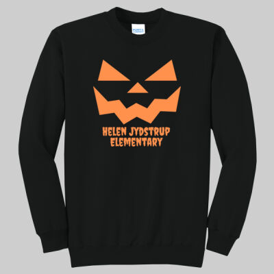 Adult Crewneck - Fall Holidays - Jack O' Lantern - Orange Thumbnail