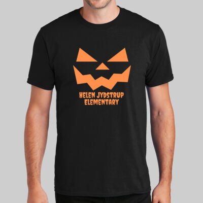 Adult T-Shirt - Fall Holidays - Jack O' Lantern - Orange Thumbnail
