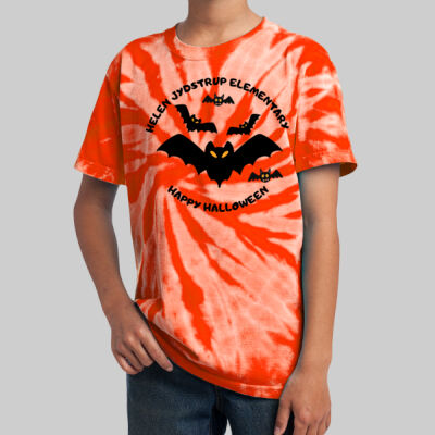 Youth Tie-Dye T-Shirt - Fall Holidays - Bats Thumbnail