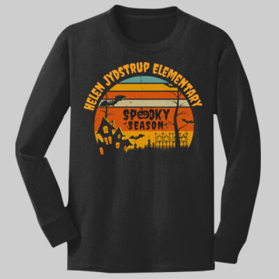 Youth Long Sleeve Shirt - Fall Holidays - Haunted House Thumbnail