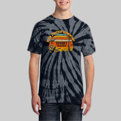 Adult Tie-Dye T-Shirt - Fall Holidays - Haunted House Thumbnail