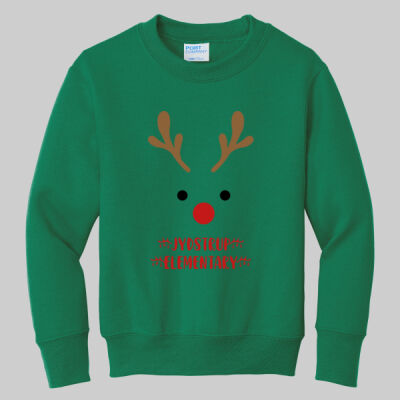 Youth Crewneck - Winter - Reindeer  Thumbnail