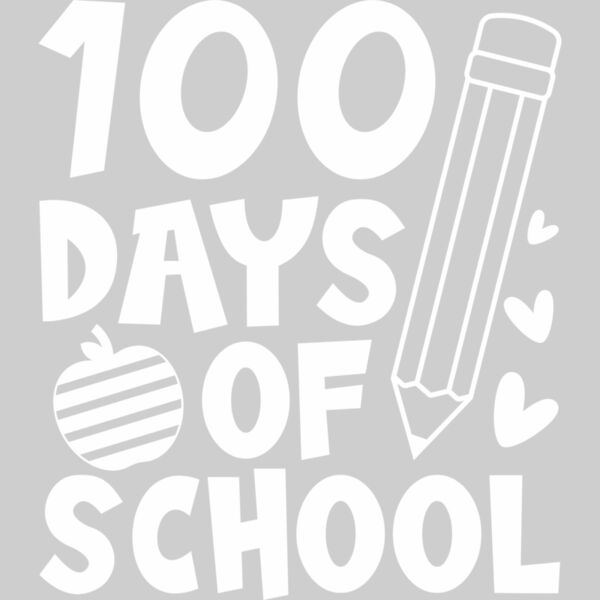 100 Days with pencil - White Thumbnail
